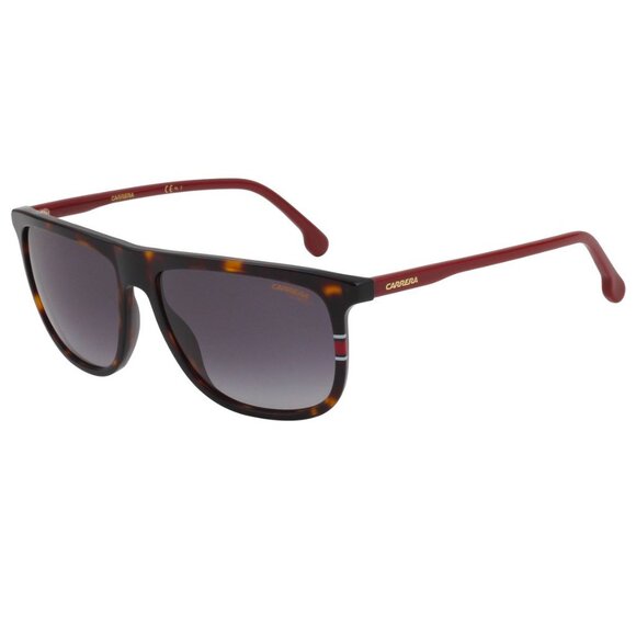 NEW SQUARE CARRERA 218/S 0AU29O MEN SUNGLASSES CARRERA HAVANA GREY EYEWEAR - Picture 1 of 3